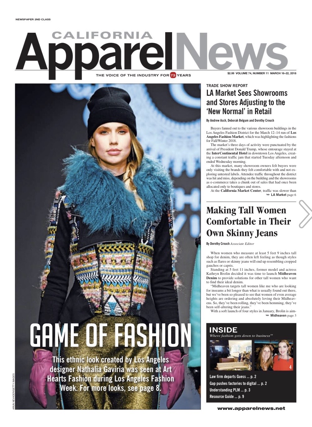 California Apparel News — Cover